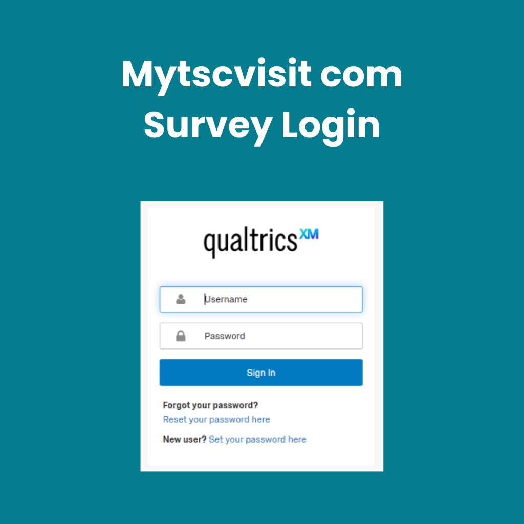 Mytscvisit com Survey Login