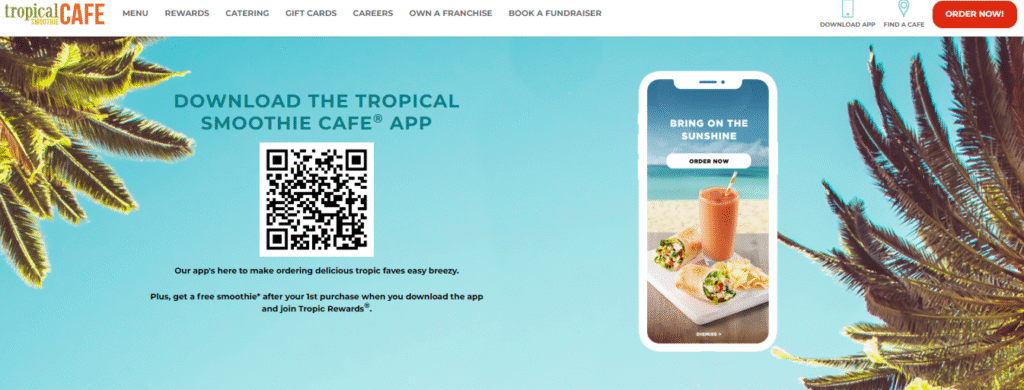 Tropical Smoothie Cafe App Download